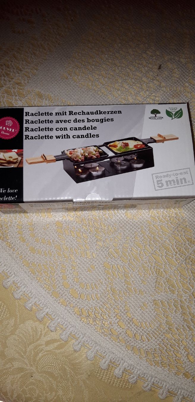 Küchengeräte: Raclette-Öfeli mit Rechaudkerzen. NEU – Neu und originalverpackt aus Neuenhof von elRey123 1