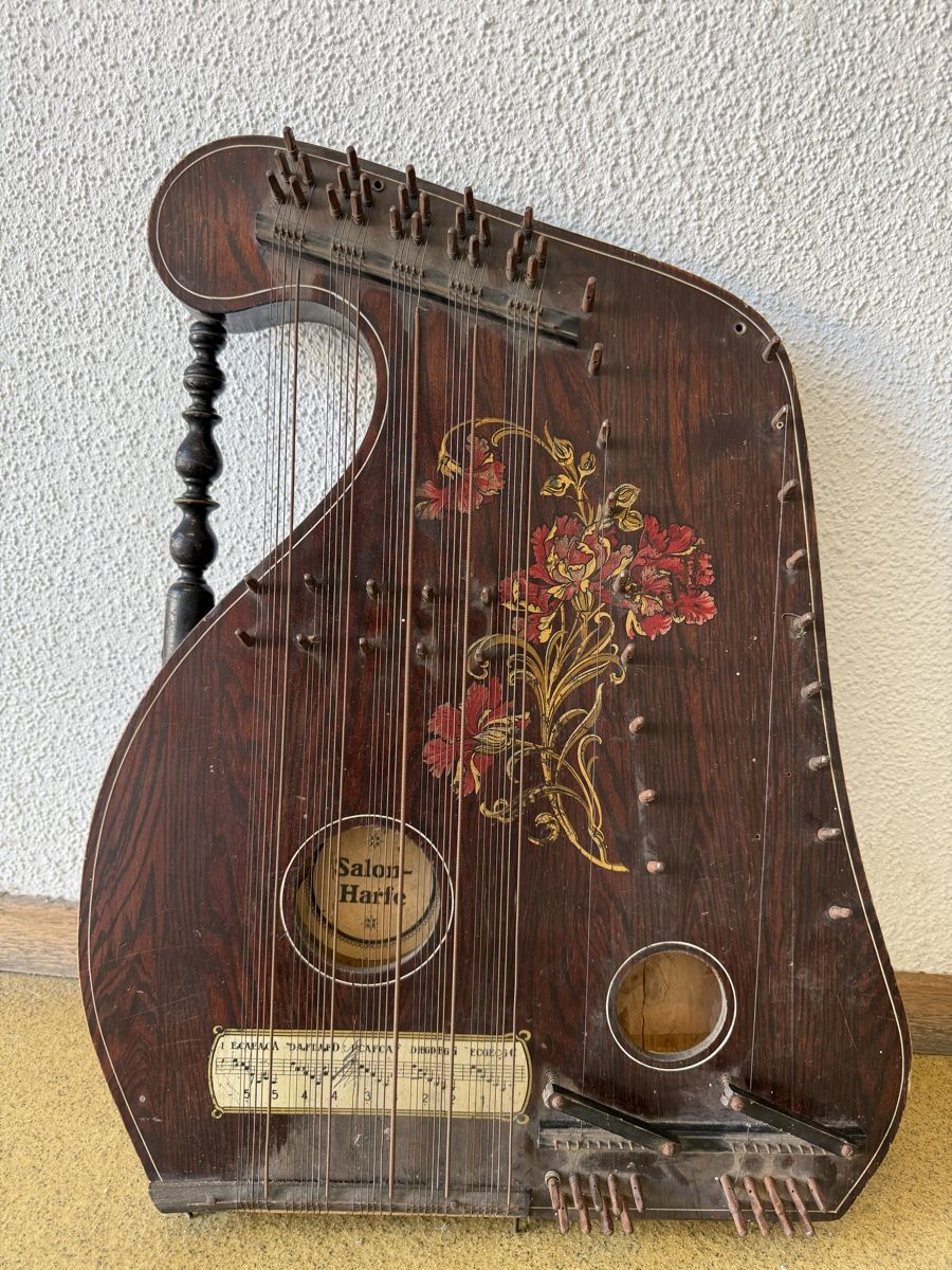 Musikinstrumente: Ancien harpe Salon-Harfe – Gebraucht aus Denges von tin_2fxr