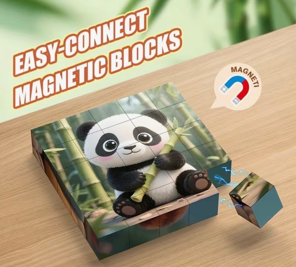 Puzzles: Puzzle-Magnetisch-Tiere- 6 Puzzles in einem Block-kognitiv – Neu und originalverpackt aus Teufenthal AG von MeineSchatztruhe 2