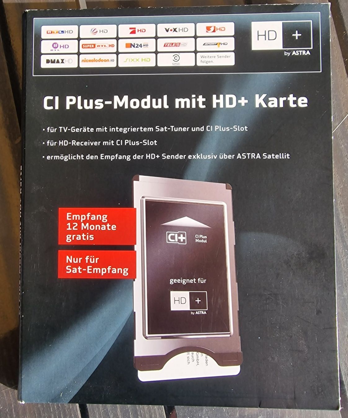 Fernseher: CI Plus Modul mit 3 HD + Karten ohne Guthaben – Gebraucht aus Stein am Rhein von Sab1 2