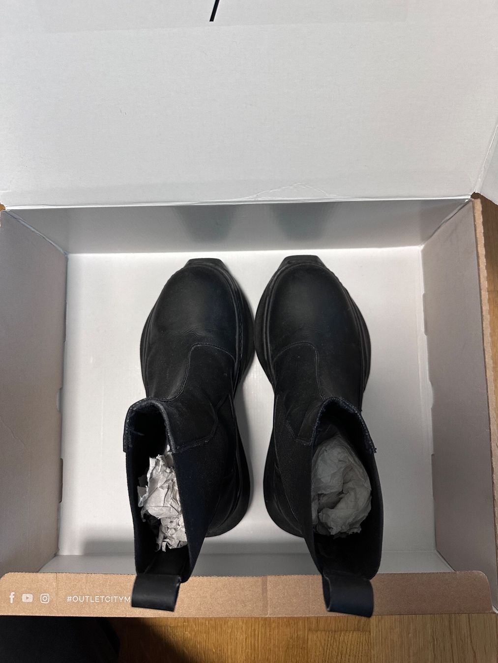 Rick Owens Herrenschuhe: Rick Owens DRKSHDW Abstract Beatle Boots – Gebraucht aus Kaltbrunn von LuxShop 2