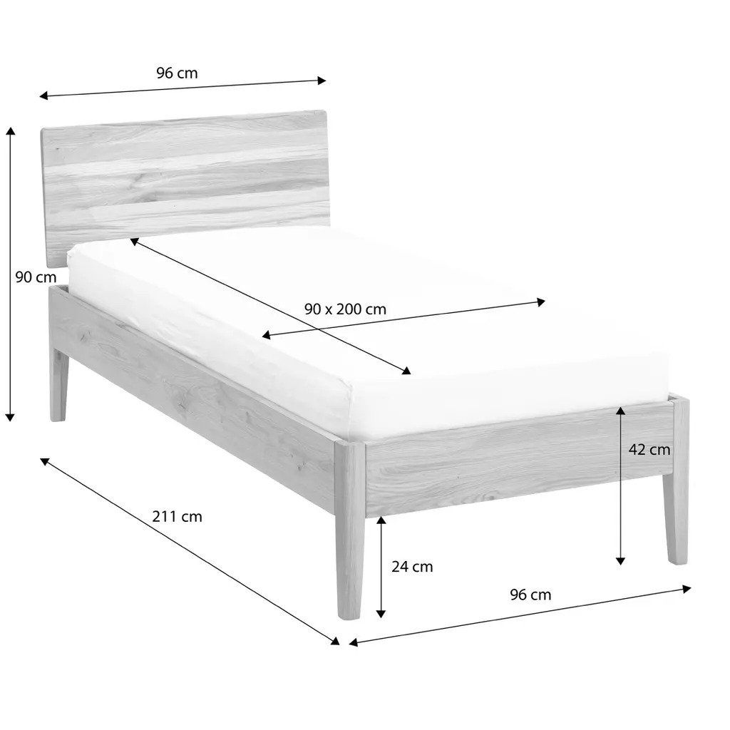 Pfister Letti: Bett "Fonna" von Pfister & Einlegerahmen – Nuovo (secondo la descrizione) da Bellikon venduto da M.Widmer1 2