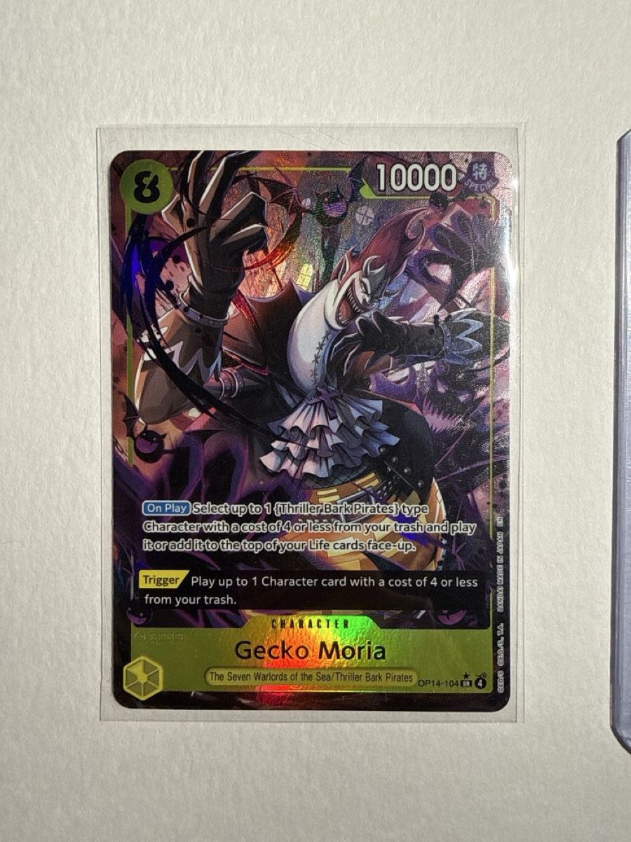 Bandai Carte collezionabili: One Piece OP14-104 Gecko Moria – Nuovo (secondo la descrizione) da Dübendorf venduto da godpack