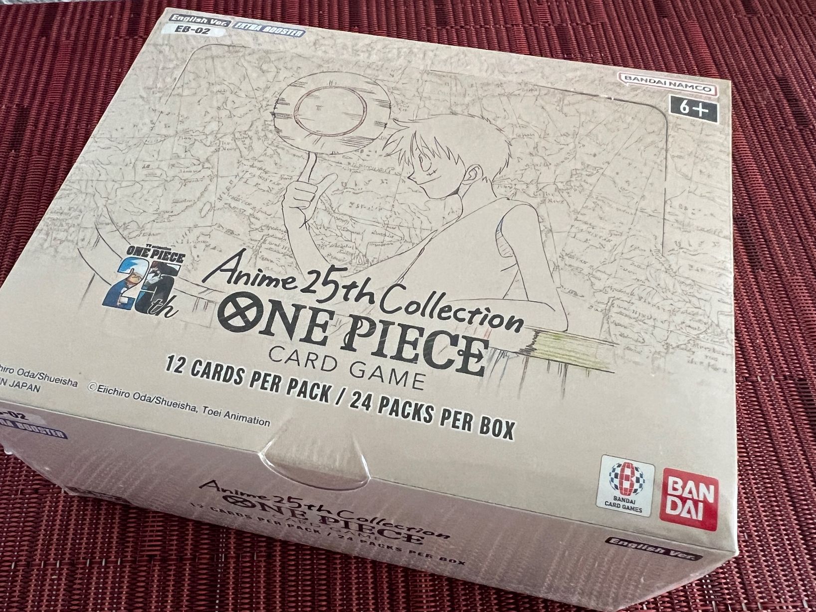 Bandai Sammelbilder & Trading cards: One Piece-EB02 - Anime 25th Collection - Booster Display EN – Neu und originalverpackt aus Egerkingen von Meierooger