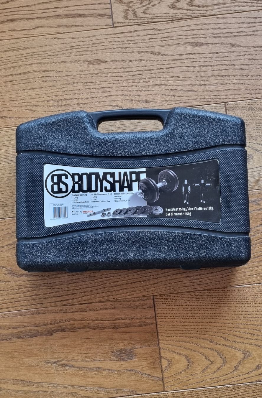 Bodyshape Manubri & Pesi: Hantelset BodyShape 15kg mit Koffer  – Usato da Walchwil venduto da sev_9nl5 2