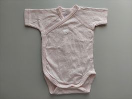 Wickelbody rosa Herz 56 / 62