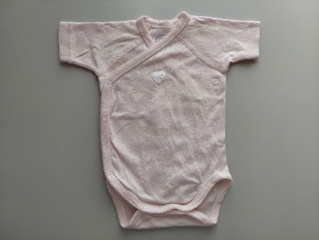 Wickelbody rosa Herz 56 / 62