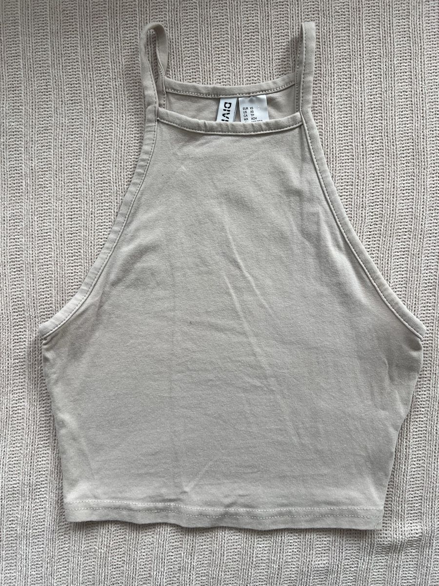 H&M Top: Top von H&M Divided, Grösse XS, Beige – Nuovo (secondo la descrizione) da Zürich venduto da anna_ri
