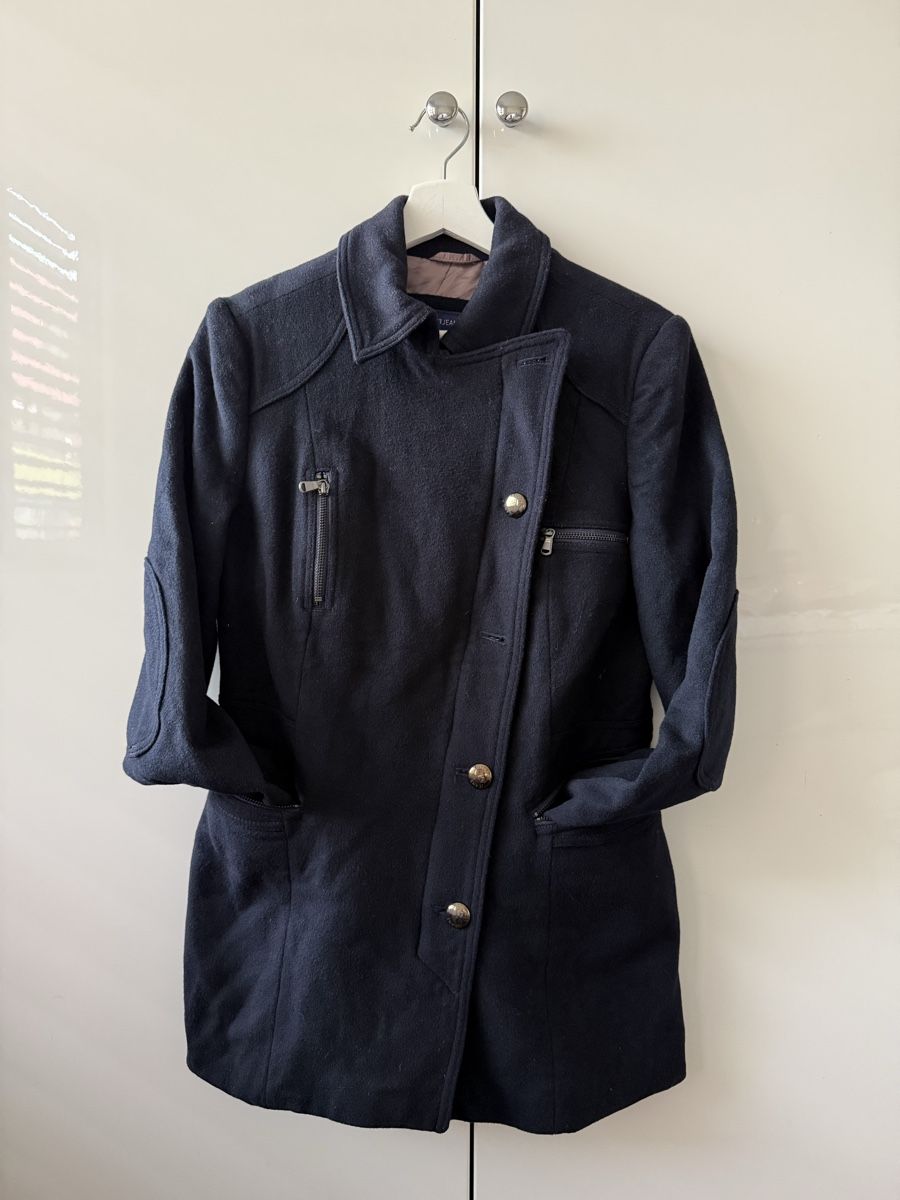 Cappotti: Mantel Trussardi Jeans Blu Gr. 44 – Usato da Zürich venduto da Fabrizio1978