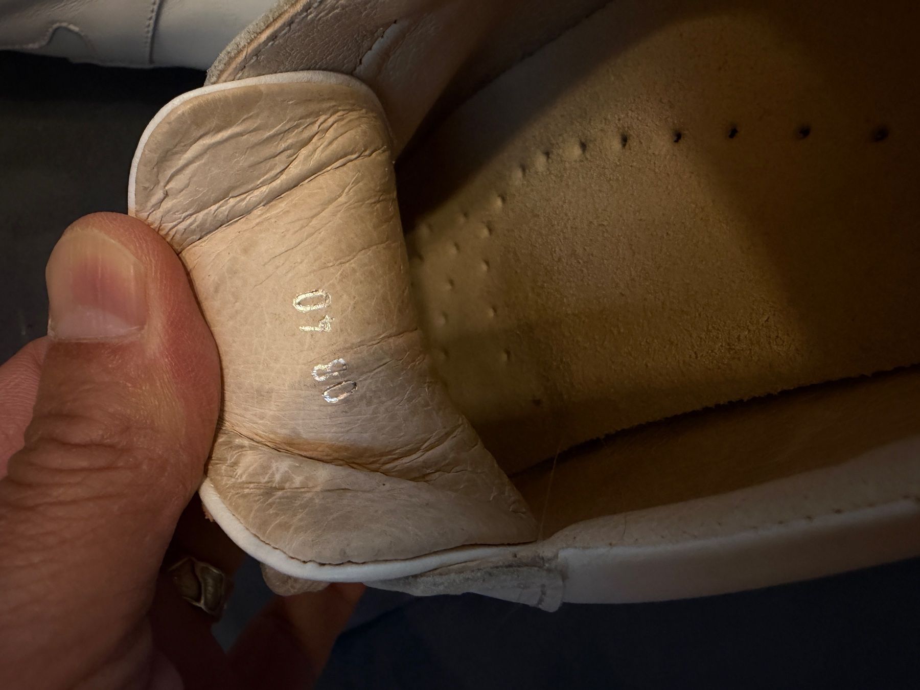 Herrenschuhe: Weisse Herren Sneakers - Leder – Gebraucht aus Hünenberg von Chico1 4