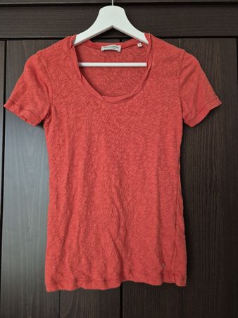 Marc O'Polo T-Shirt Damen, Koralle/Rot Gr. XS 100% Baumwolle