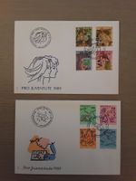 Pro Juventute FDC Brief 1988 / 1989