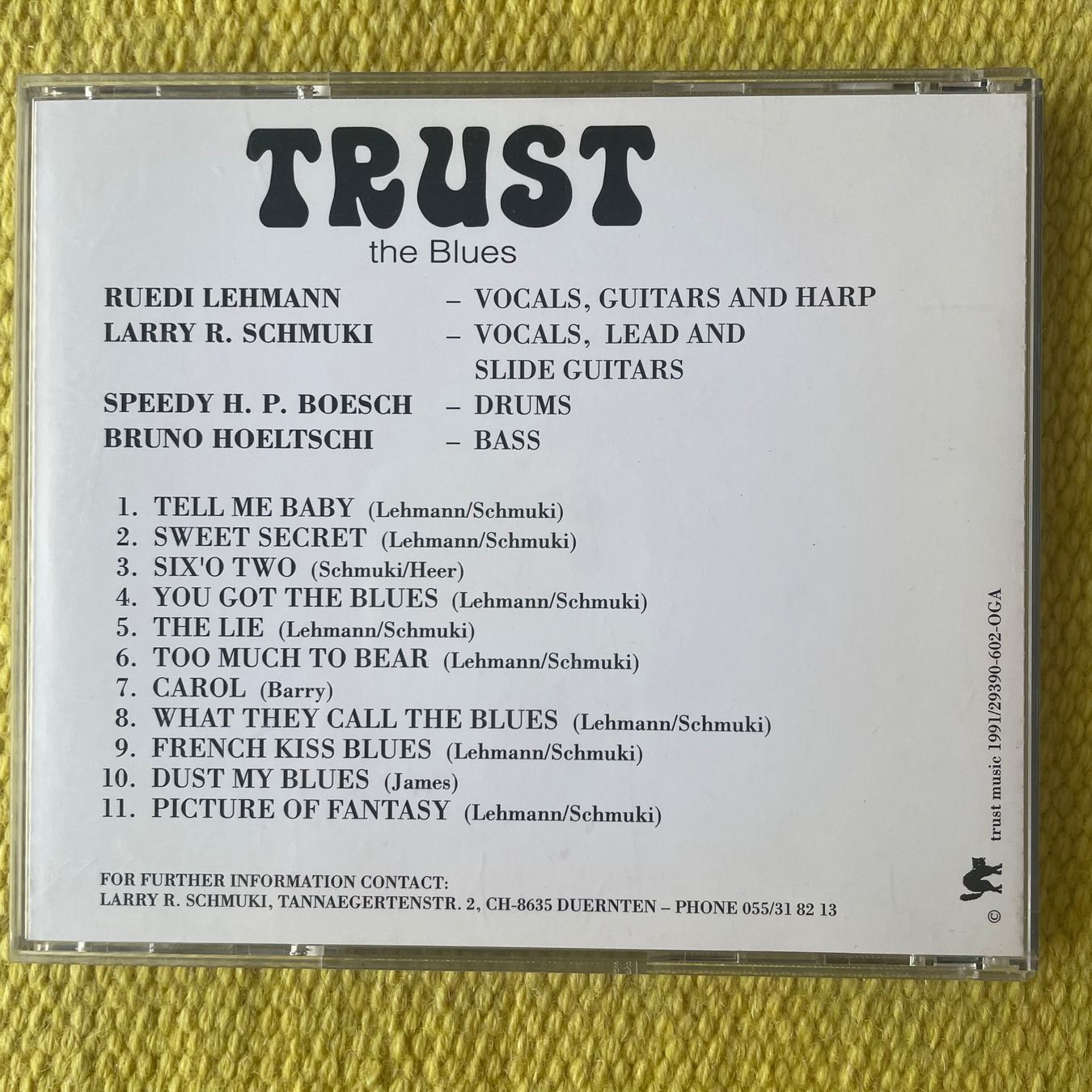 CD: TRUST-THE BLUES – Usato da Rorschacherberg venduto da CD-Roli 1