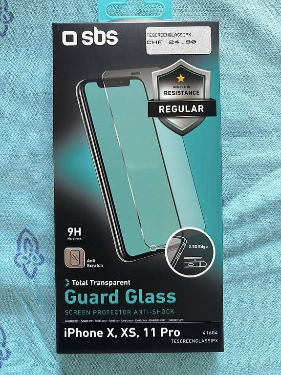 Lackretusche & Schutzfolien: Protection écran en verre trempé. – Neu und originalverpackt aus Massagno von anickc