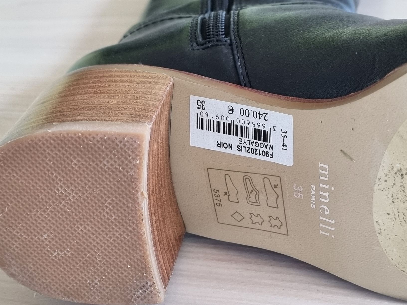 Damenschuhe: Bottes en cuir Minelli taille 35 – Neu (gemäss Beschreibung) aus La Tour-de-Trême von Coco06 5