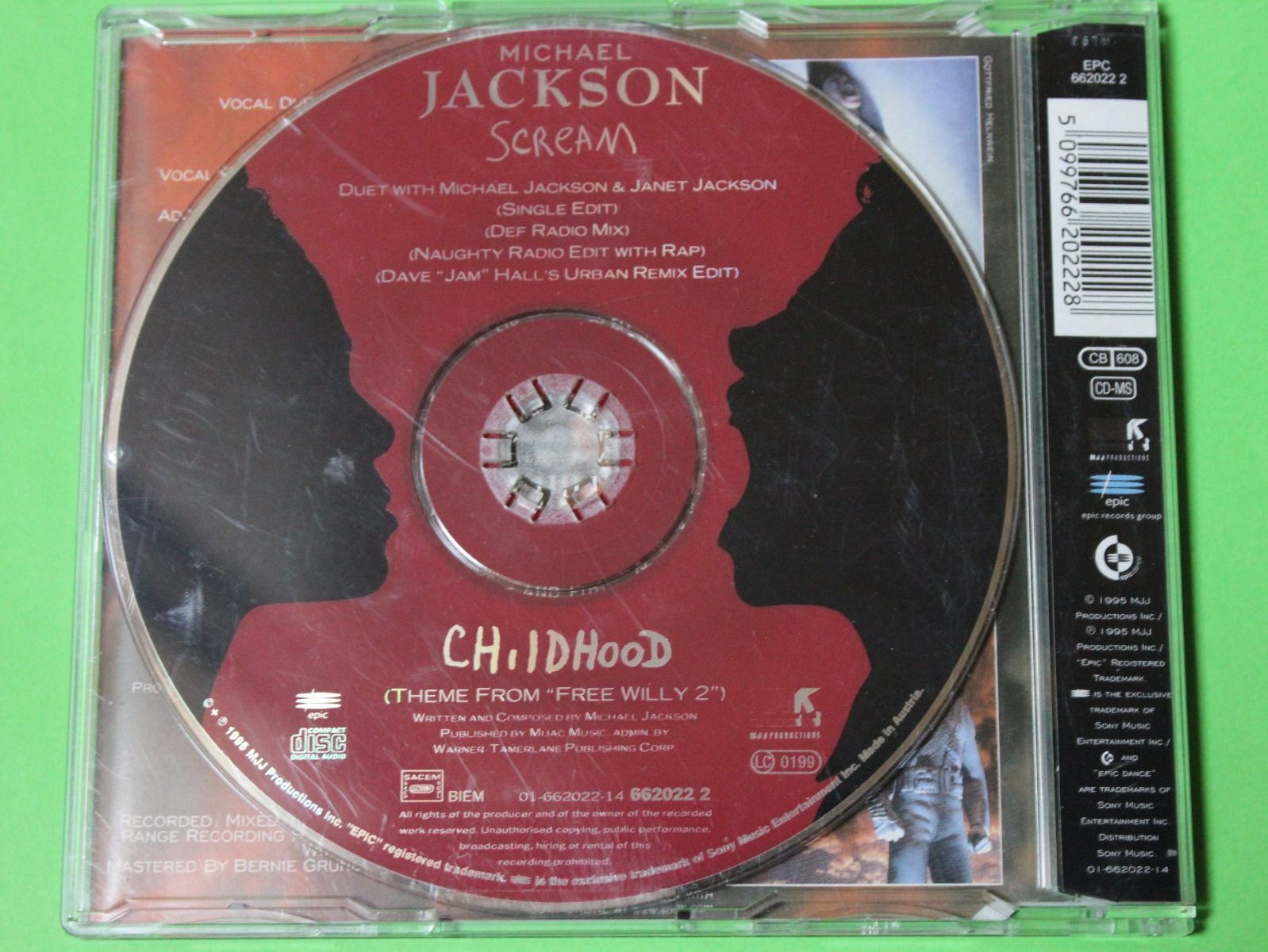CD: Michael & Janet Jackson - Scream Maxi-CD 1995 – Usato da Tübach venduto da JamesStone 2