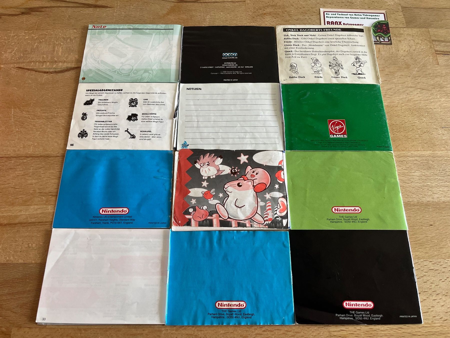 Nintendo Giochi: Game Boy Anleitungen 12 Stück Konvolut Bundle B-Ware – Usato da Thalwil venduto da ranx 1