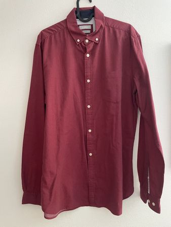 Chemise homme Maddison bordeaux, taille L - parfait état