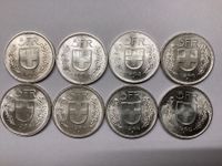 8 x 5 Franken Silbermünzen  1965/66/69  sehr guter Zustand