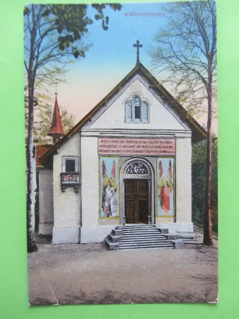 Ansichtskarten: Ansichtskarte Kapelle Maria-Bildstein, Benken St. Gallen – Gebraucht aus Malters von Hausi88 2
