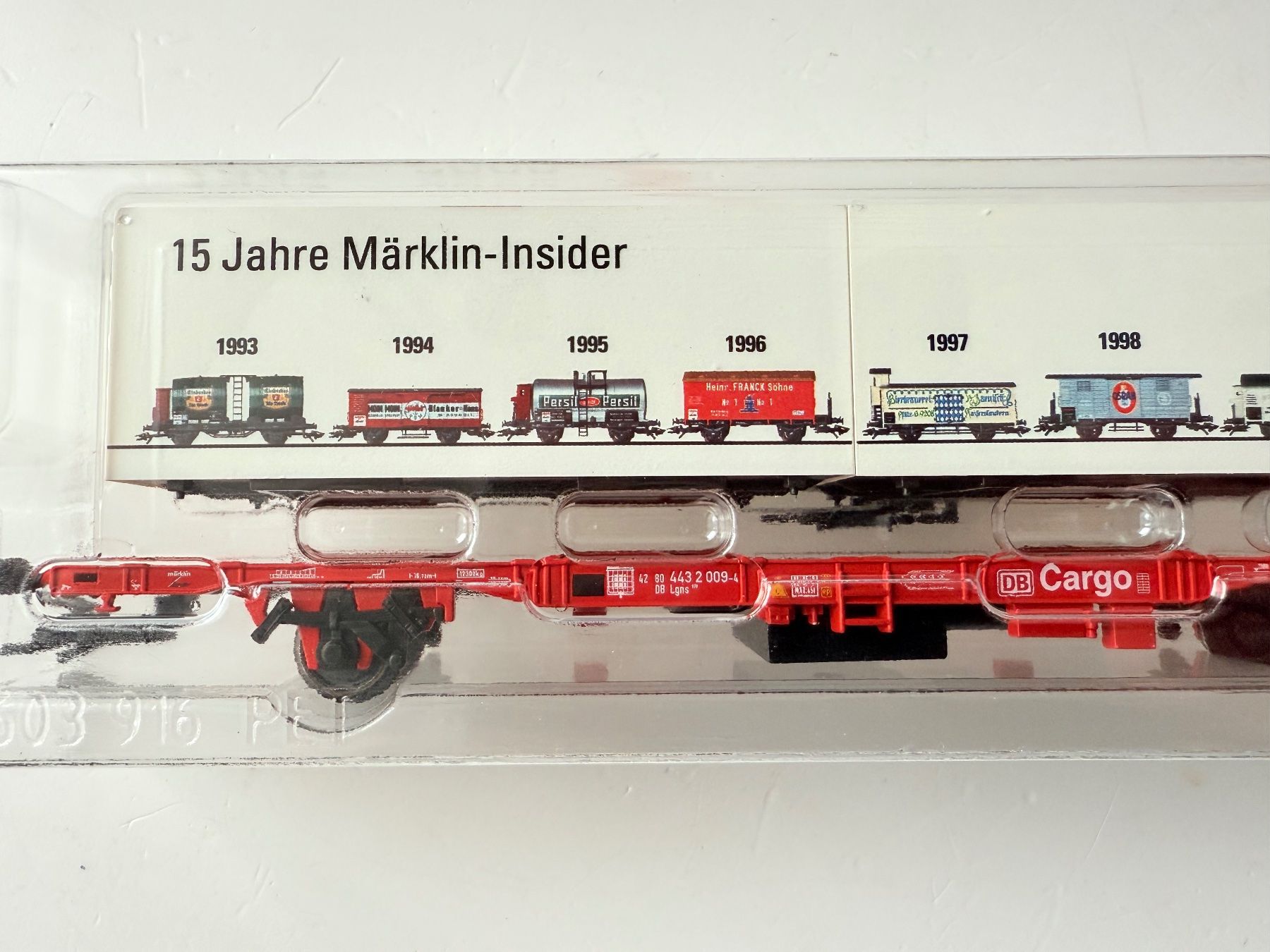 Modellini di ferrovie: Märklin HO- Containertragwagen – Usato da Zwingen venduto da moje1