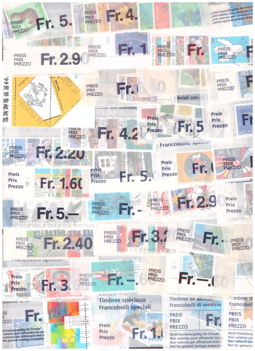 Alle Briefmarken: AUSGABETAG – Gebraucht aus Dübendorf von Piero2 2