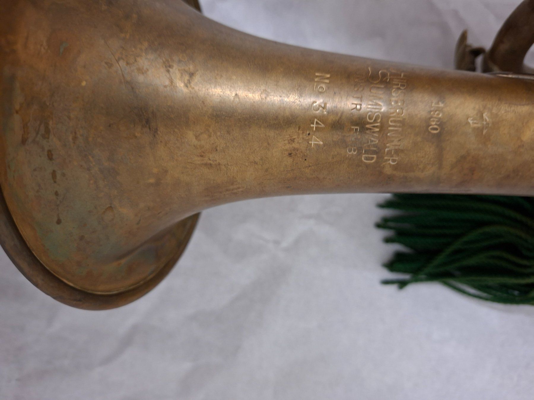 Musikinstrumente: Cornet mit Schnur und Quaste – Gebraucht aus Olten von Mezopotamya 6