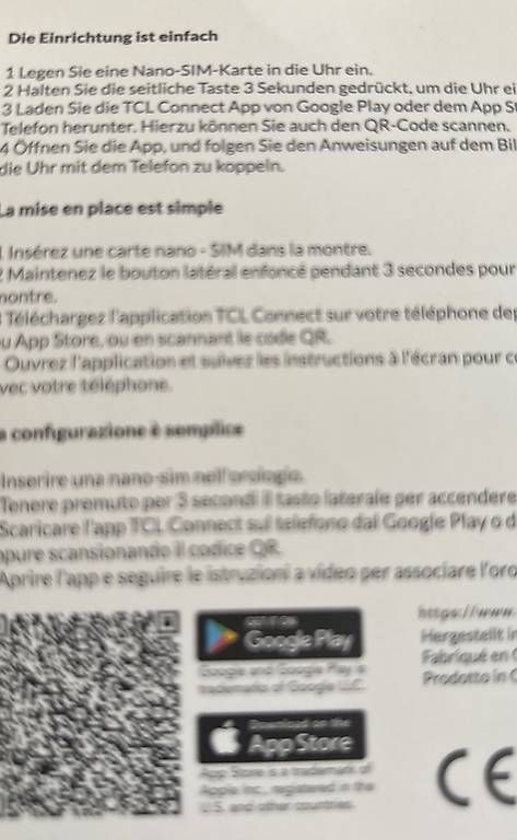 Uhren: FamilyWatch2, TCL Movetime – Gebraucht aus Finsterhennen von spe_j6zr 3