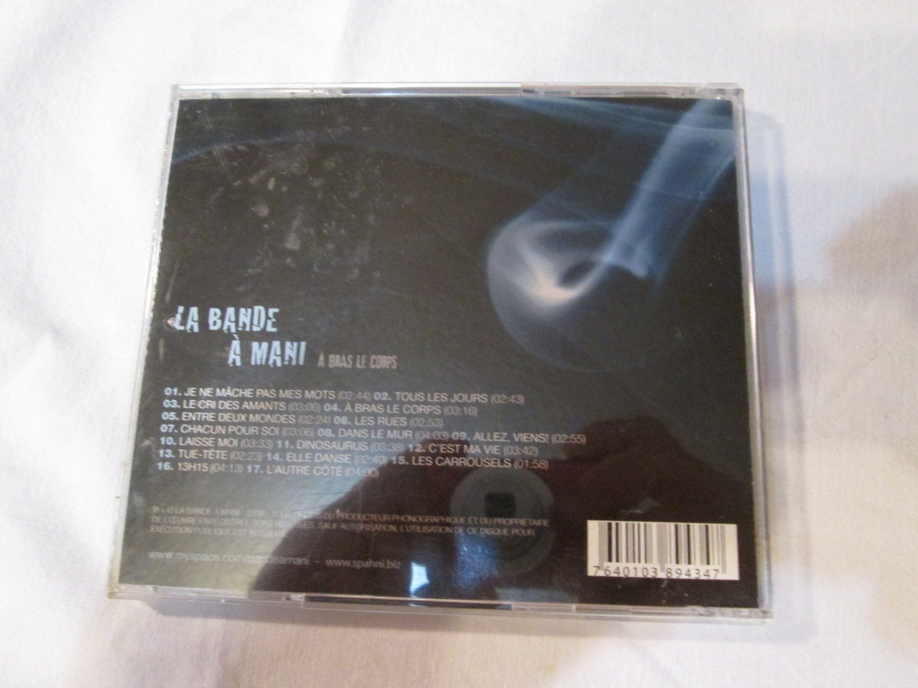 CD: CD LA BANDE À MANI - À BRAS LE CORPS – Usato da la Chaux-de-Fonds venduto da Lampe 2