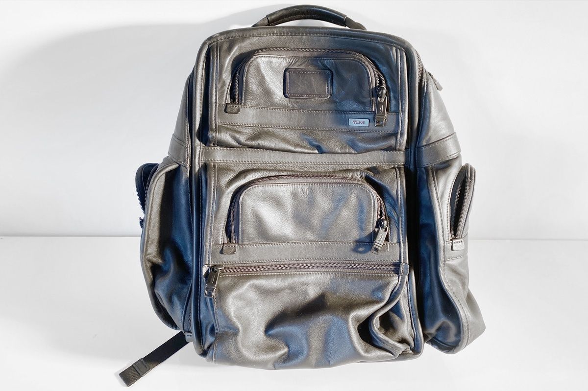 Tumi Zaini: Schwarzer TUMI Rucksack Leder Laptoprucksack – Usato da Ballwil venduto da ClassicGallery 5