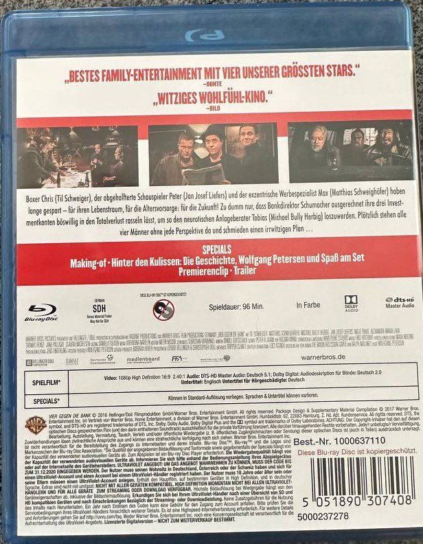 Tutti i DVDs: "Vier gegen die Bank" mit Til Schweiger – Usato da Beringen venduto da Mantafisch1 1
