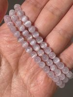 100%natürlich Afghanistan-Kunzi Armband Edelsteinarmband 6mm