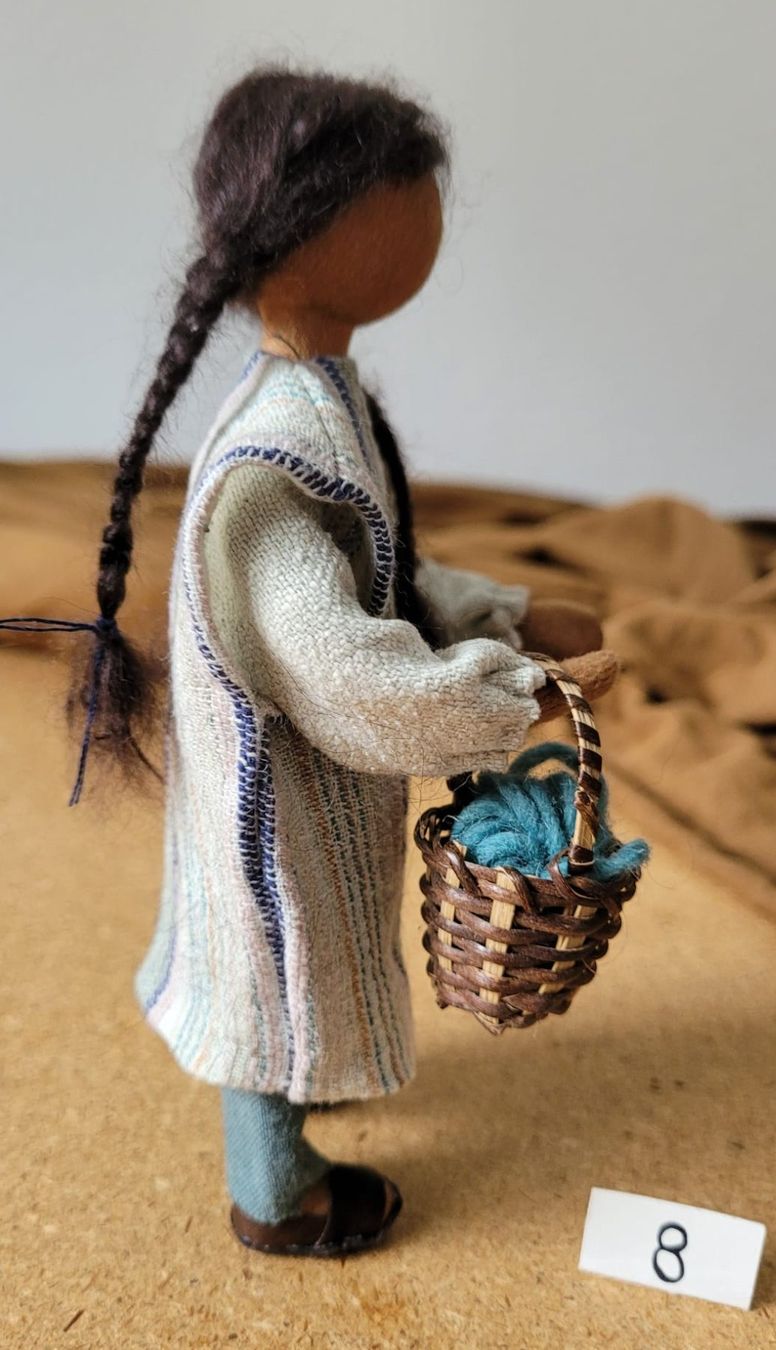 Statuette: Schwarzenberger Krippenfiguren Kind/Meitli 15cm N8 – Nuovo (secondo la descrizione) da Abtwil SG venduto da Roebi250 1