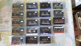 Musikcassetten Chrom Pos 2 , 1 Lot , alle ok
