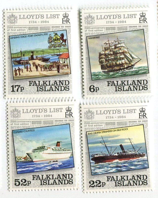 Tous les timbres: Briefmarken "Schiffe". Falklandinseln – Neuf avec emballage d'origine à Basel par Butsch5