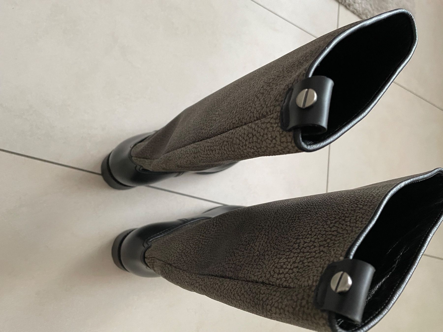 Borbonese Scarpe da donna: Neue Borbonese Stiefel – Nuovo (secondo la descrizione) da Novazzano venduto da White71 1