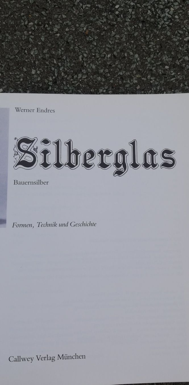 Gläser: Buch: Silberglas – Gebraucht aus Thun von Matthias72 9