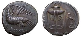 Bruttium / Croton stater 350-300 BC / Ex Glendining 1927