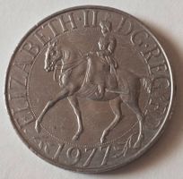 Silbermuenze Elizabeth II 1977 Commonwealth guter Zustand