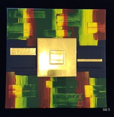Dipinti: BLATTGOLD-Acryl Mischtechnik / Einzelstück – Nuovo e nell'imballaggio originale da Meisterschwanden venduto da Sbw01