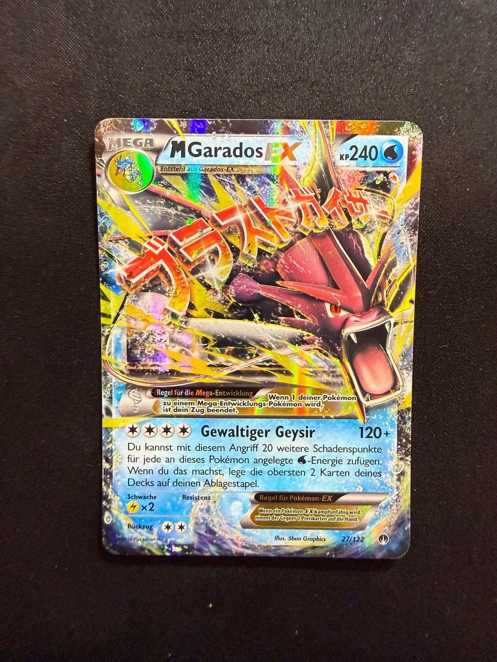 Pokémon Carte collezionabili: Pokemon MGarados EX 27/122 DE – Usato da Buchs SG venduto da Rheintalseller