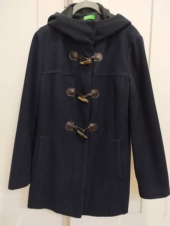 Dunkelblauer Wollmantel 36 / S