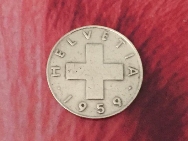 Tutti le monete: 1 Rappen 1959 ss-vz – Usato da Elsau venduto da herbybay