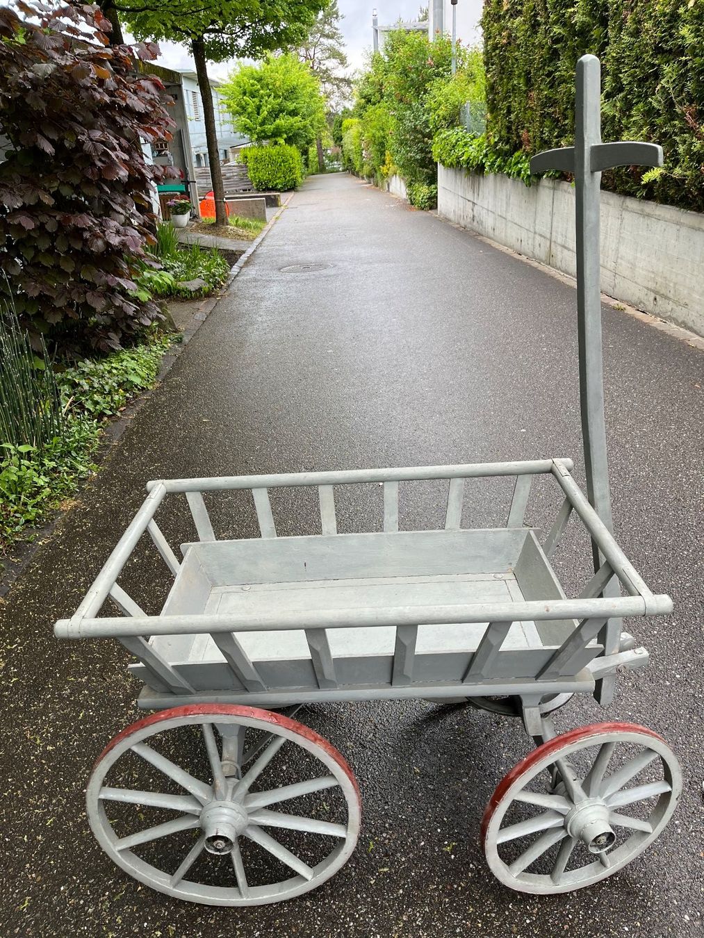 Tutte le decorazioni: Leiterwagen,  Holz – Usato da Dornach venduto da GGP1962
