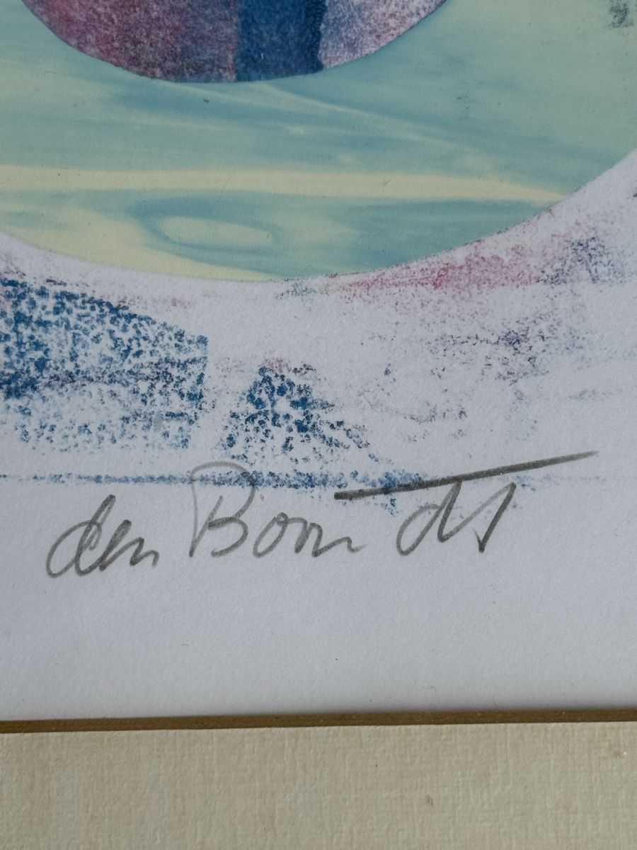 Grafica & Litografie: Schöne abstrakte Lithographie signiert  – Usato da Konolfingen venduto da petzipetz 2
