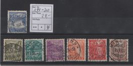 1934 Serie 194-200 Landsthaftsbildeder (Buchdruck)