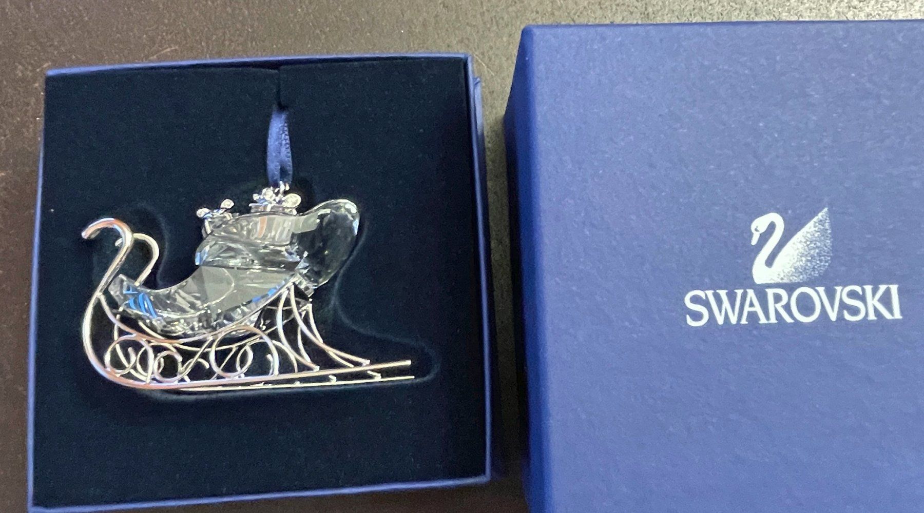 Swarovski Alle Dekorationen: Swarovski Schlitten silberfarbig – Neu und originalverpackt aus Chur von elifornico 1