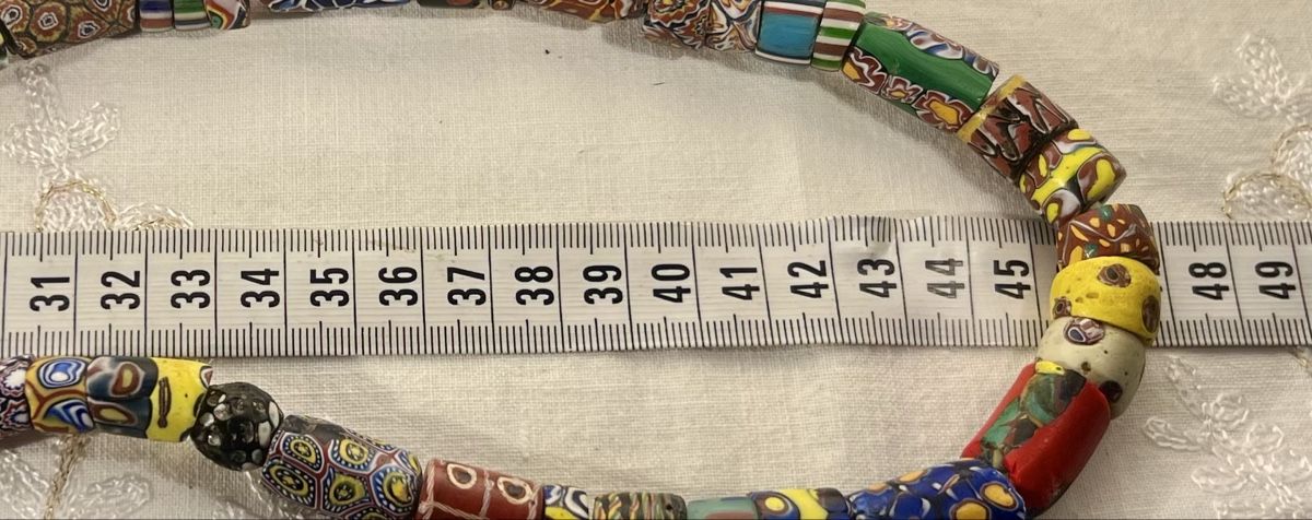 Murano Catenine: Rang Unique Millefiore Trade Beads Murano Multicolore – Usato da Genève venduto da DELIRBEADS 9