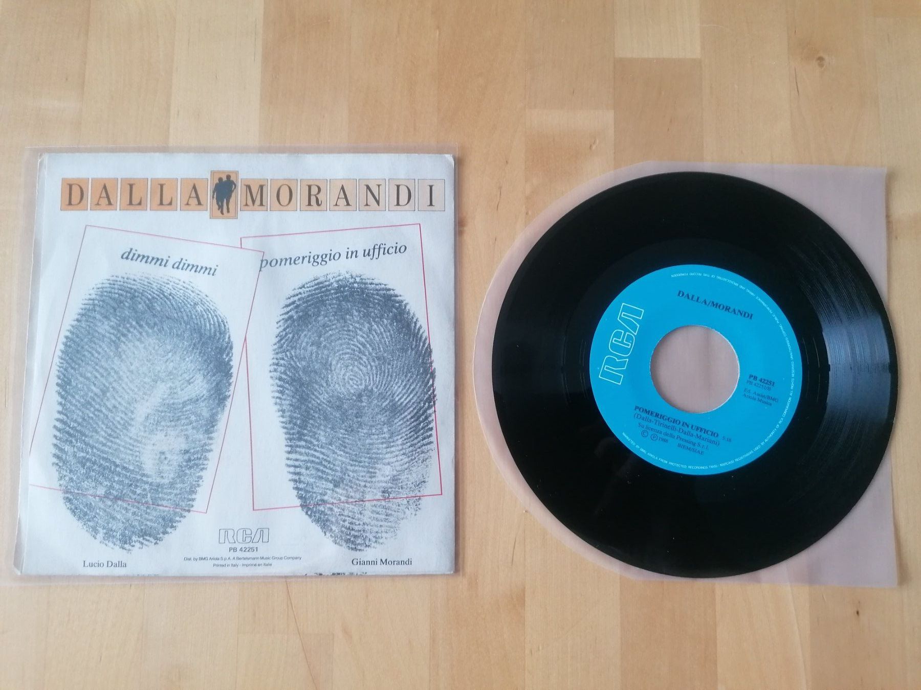Dischi in vinile: Dalla / Morandi – Dimmi Dimmi – Usato da Emmenbrücke venduto da lamorak 1
