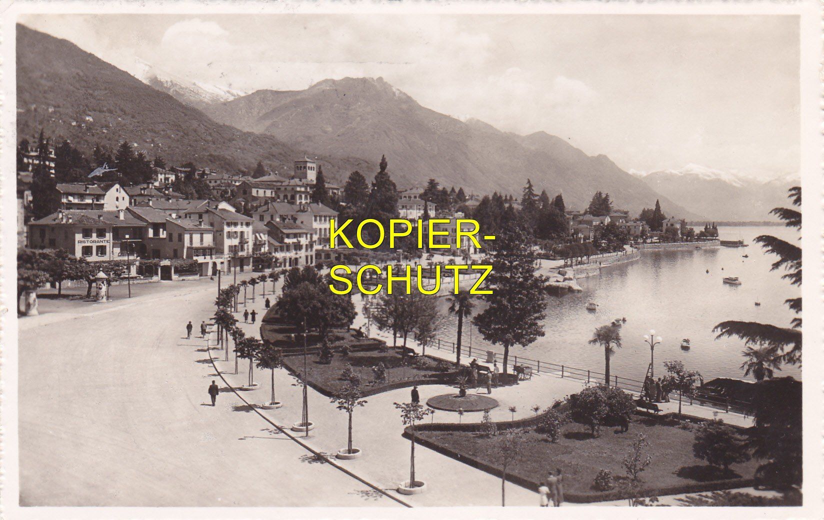 Cartoline postali: Locarno-Muralto - Lungolago Giuseppe Motta /ad – Usato da Hombrechtikon venduto da Rudolf07
